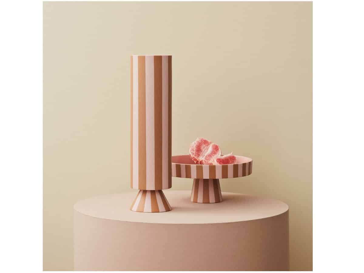 OYOY - Toppu Tertudiskur á/Fæti Lítill Rose/Caramel - Image 4