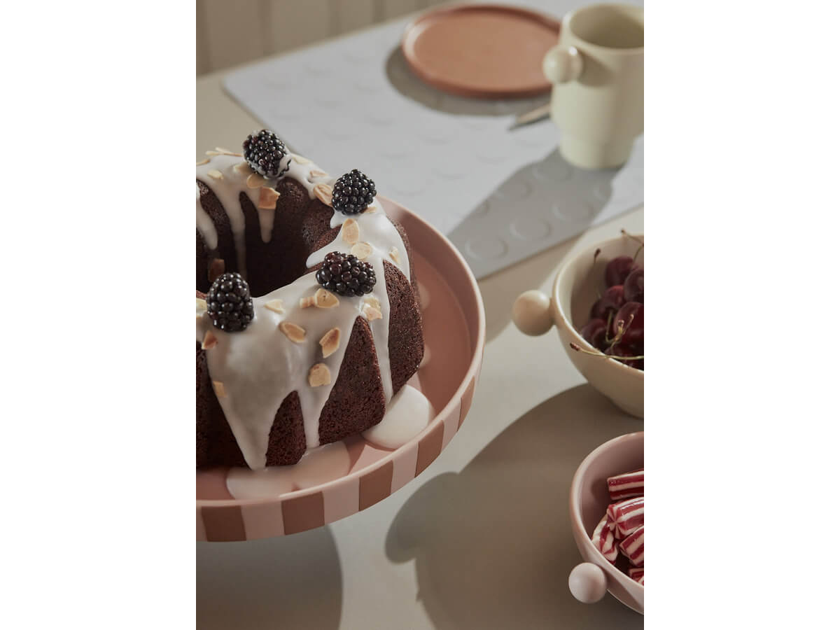 OYOY - Toppu Tertudiskur á/Fæti Stór Rose/Caramel - Image 3