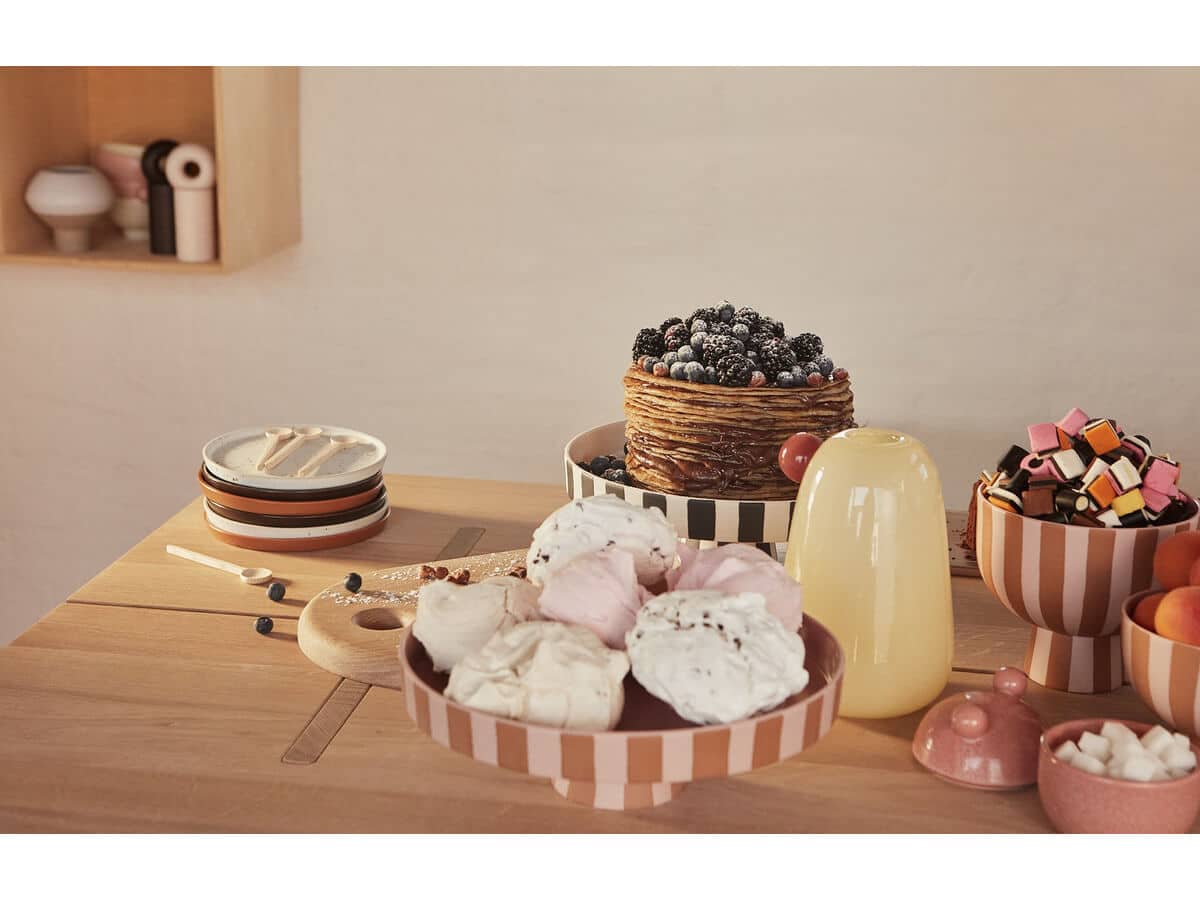 OYOY - Toppu Tertudiskur á/Fæti Stór Rose/Caramel - Image 4