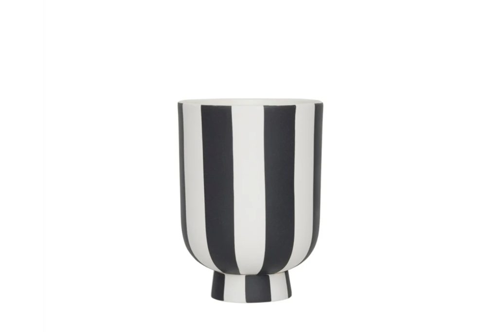OYOY - Toppu Pottur/Skál Black/White