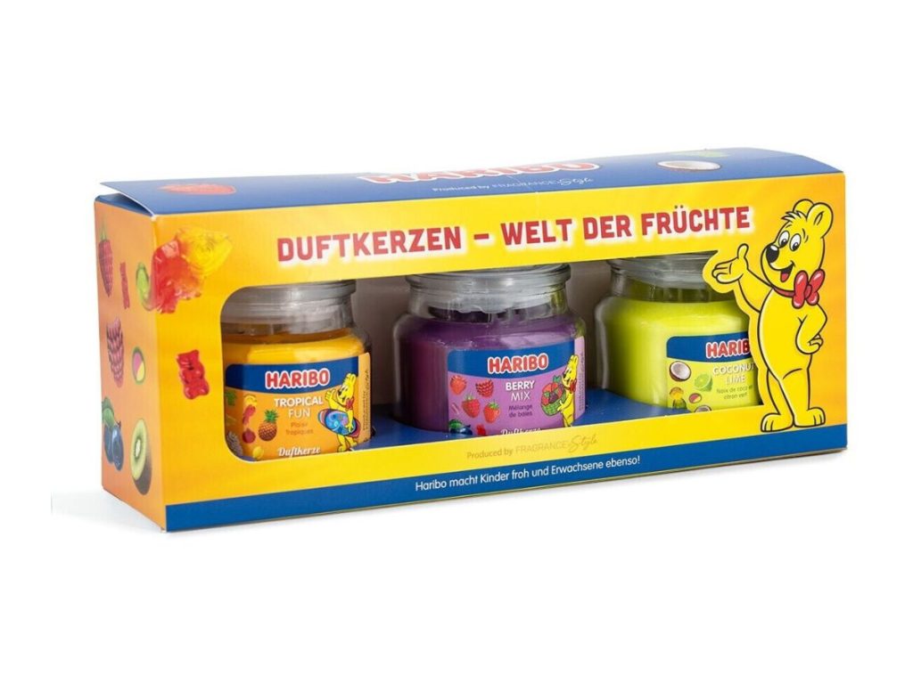 Fragrence'n Style - Haribo Gjafasett Ilmkerti 85 g 3stk
