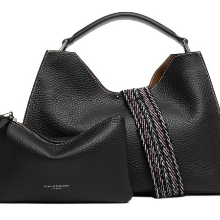 Gianni Chiarini - AURORA Leðurtaska '25 Nero-Castoro
