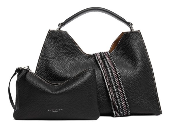 Gianni Chiarini – AURORA Leðurtaska ’25 Nero-Castoro