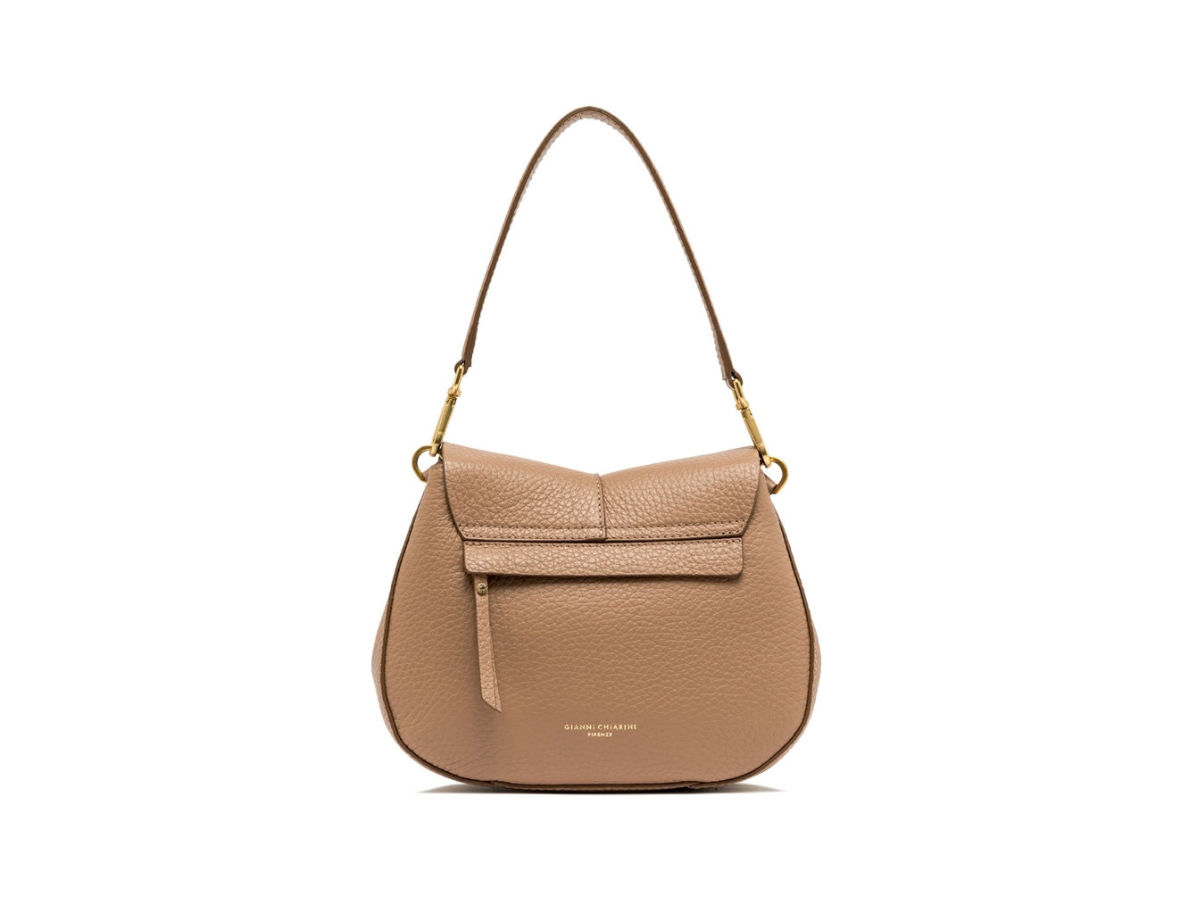 Gianni Chiarini - HELENA ROUND Leðurtaska 28x16cm Clay/Cognac - Image 2