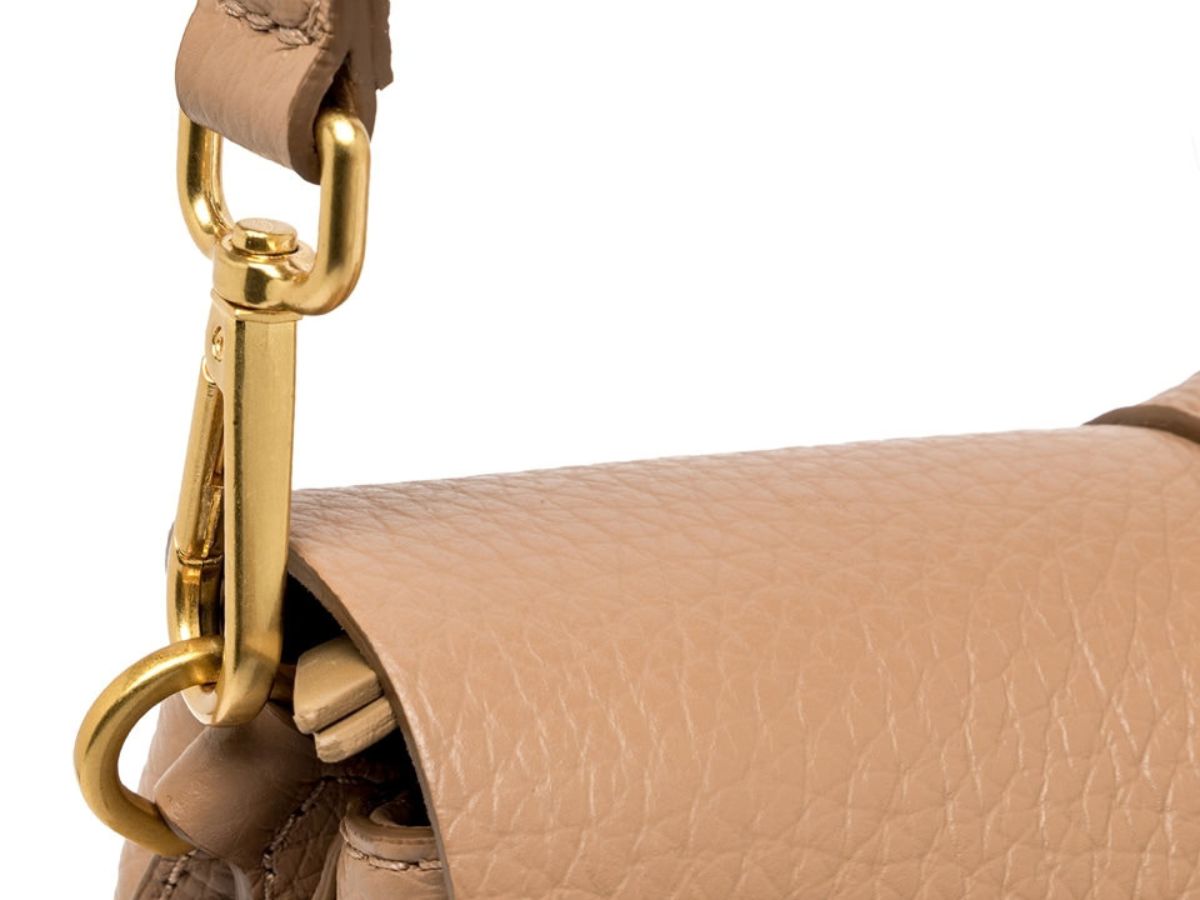 Gianni Chiarini - HELENA ROUND Leðurtaska 28x16cm Clay/Cognac - Image 7