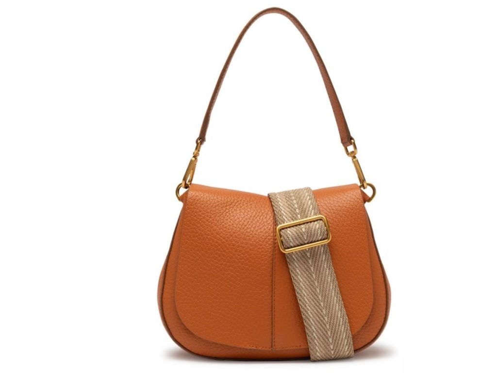 Gianni Chiarini - HELENA ROUND Leðurtaska 28x16cm Spice