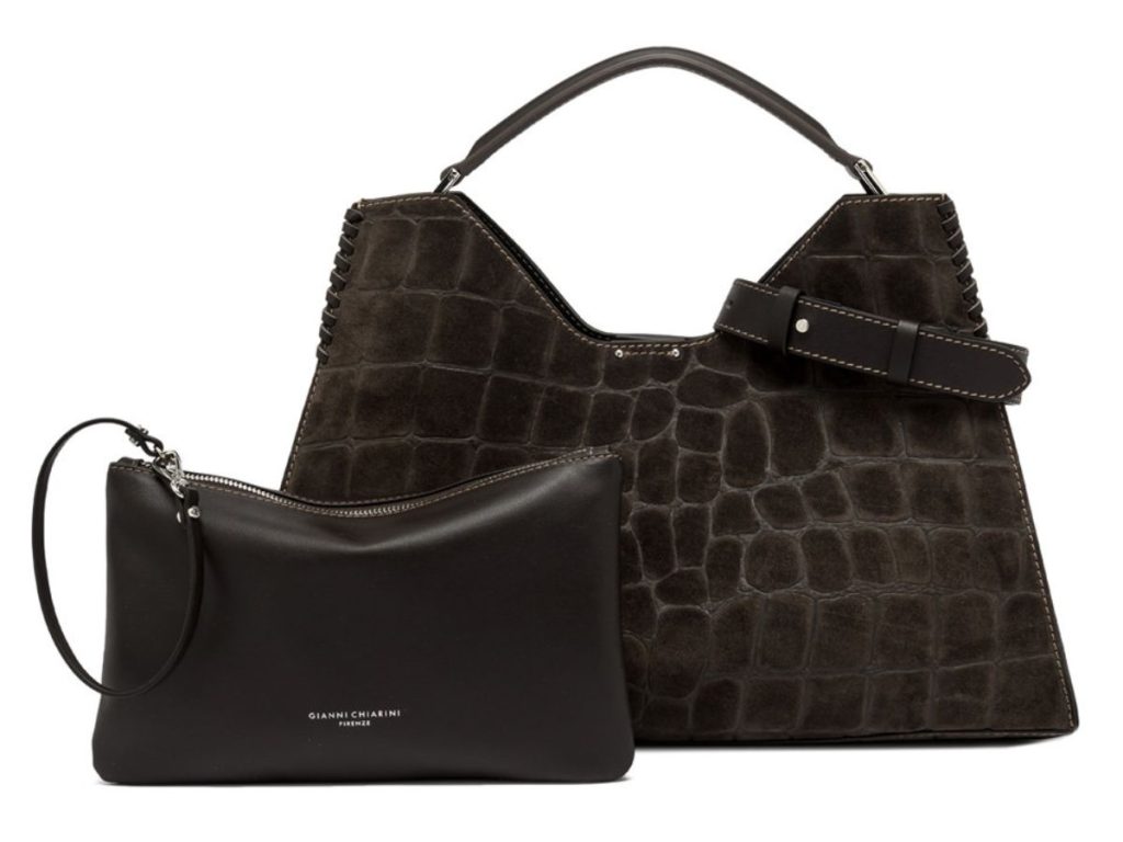 Gianni Chiarini - AURORA Taska Rúskinn '25 Cocco Espresso