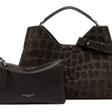 Gianni Chiarini - AURORA Taska Rúskinn '25 Cocco Espresso