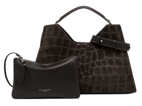 Gianni Chiarini – AURORA Taska Rúskinn ’25 Cocco Espresso