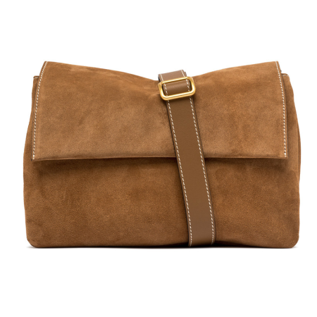 Gianni Chiarini - THREE Taska Rúskinn NÝ Caramel