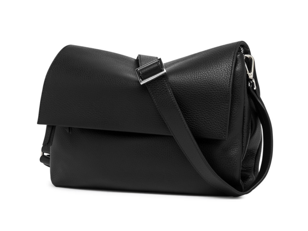 Gianni Chiarini - THREE Leðurtaska NÝ Nero