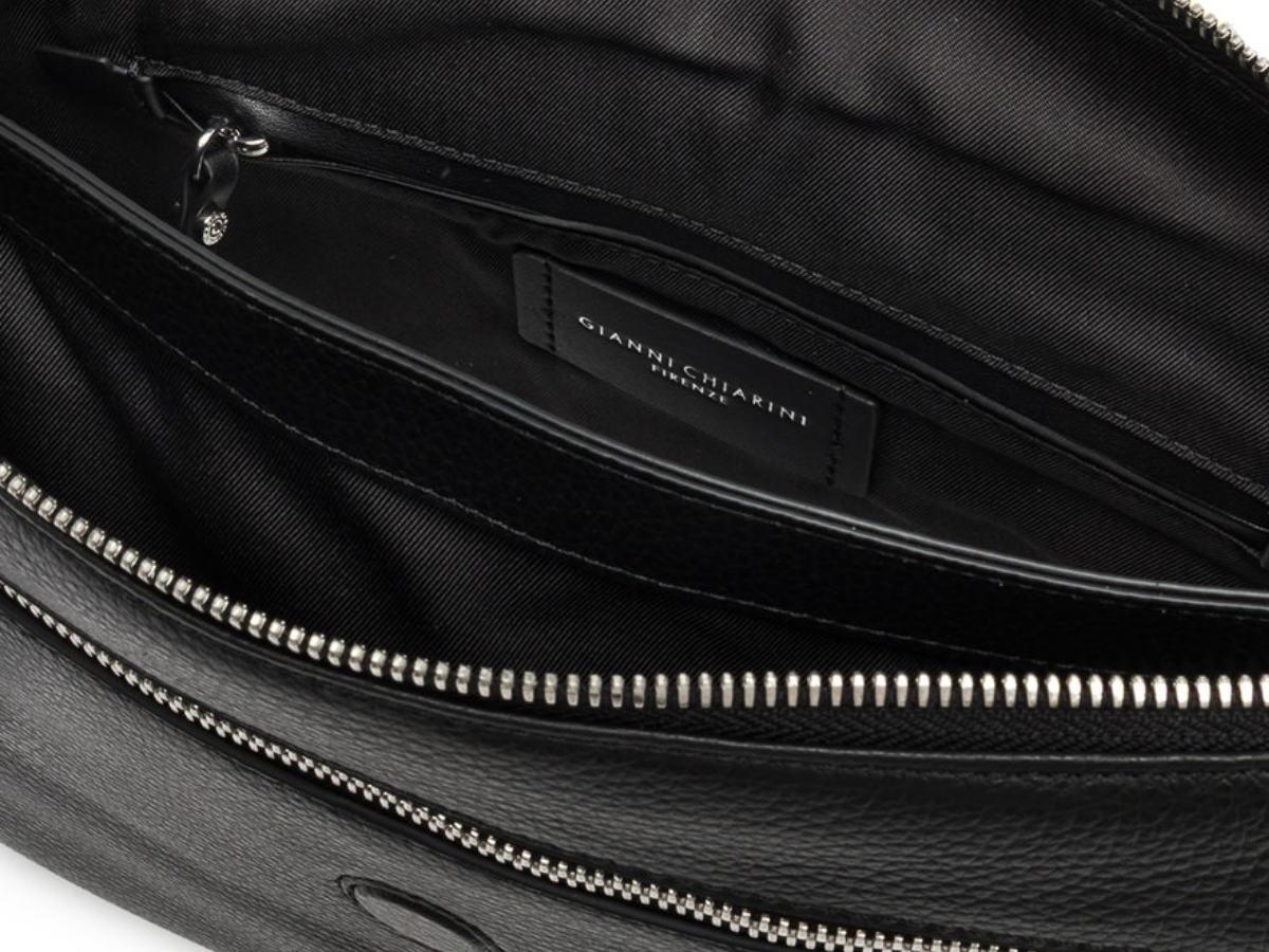 Gianni Chiarini - THREE Leðurtaska NÝ Nero - Image 4