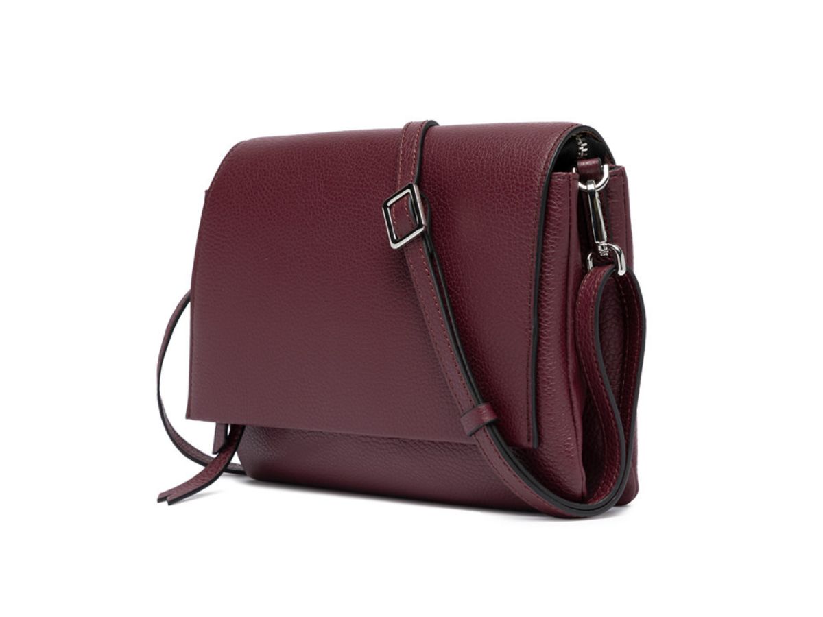 Gianni Chiarini - THREE Leðurtaska Stór '25 Wineberry - Image 3