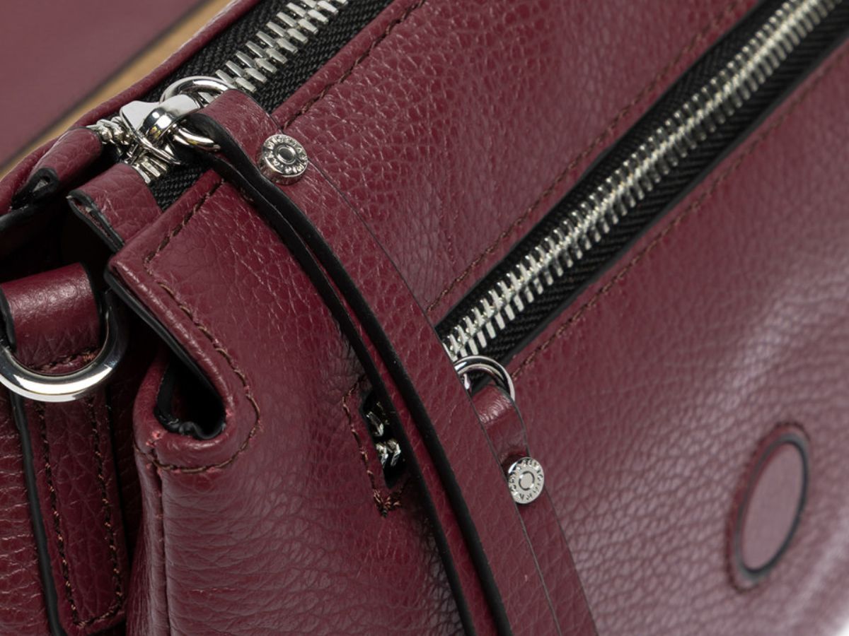 Gianni Chiarini - THREE Leðurtaska Stór '25 Wineberry - Image 5