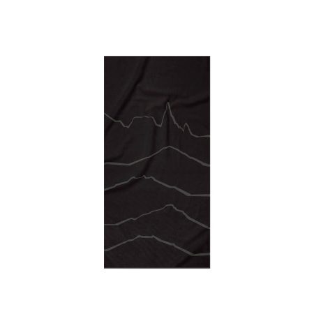 Vorhús - Fjallasýn Handklæði Miðstærð Svart
