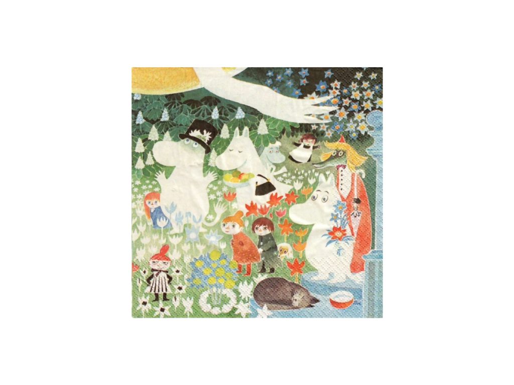 Moomin Servíettur Litlar Muumit Niityllä