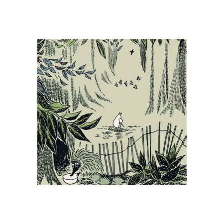 Moomin Servíettur Litlar Kaipaus Green