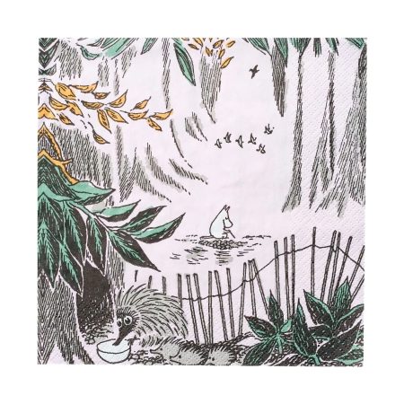 Moomin Servíettur Stórar Kaipaus Pink