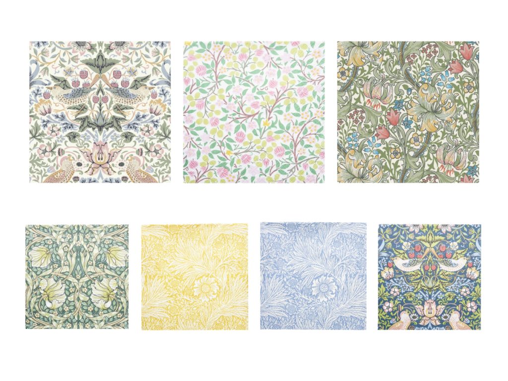 Havi - Servíettur Stórar William Morris