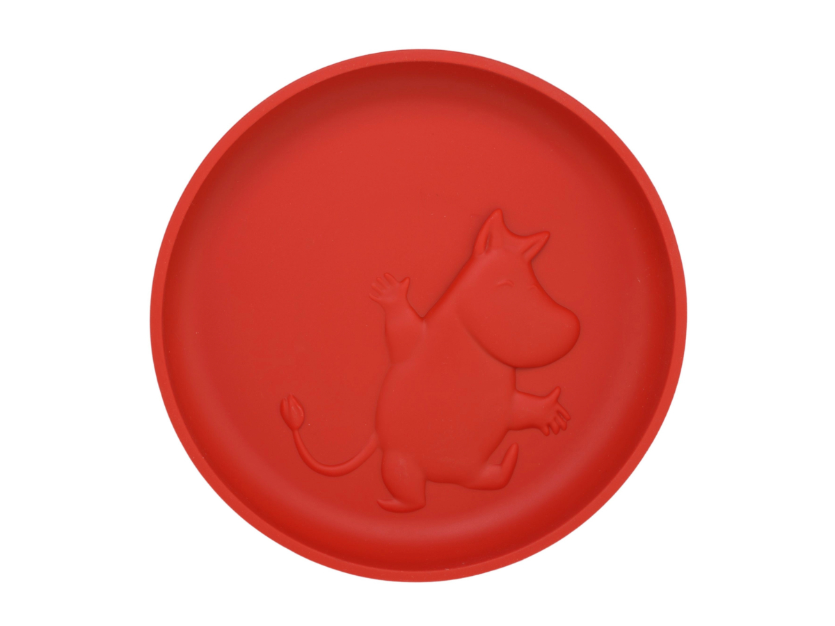 Moomin - Barnadiskur Sílikon Berry Red