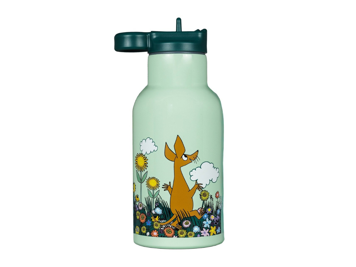 Rätt Start - Moomin Vatnsflaska Stál Engi Grænn
