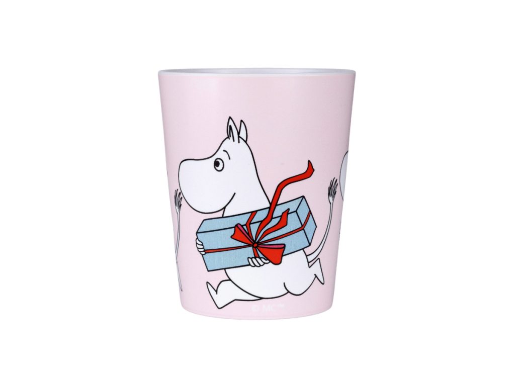 Rått Start - Moomin Barnaglas Picnic Pink