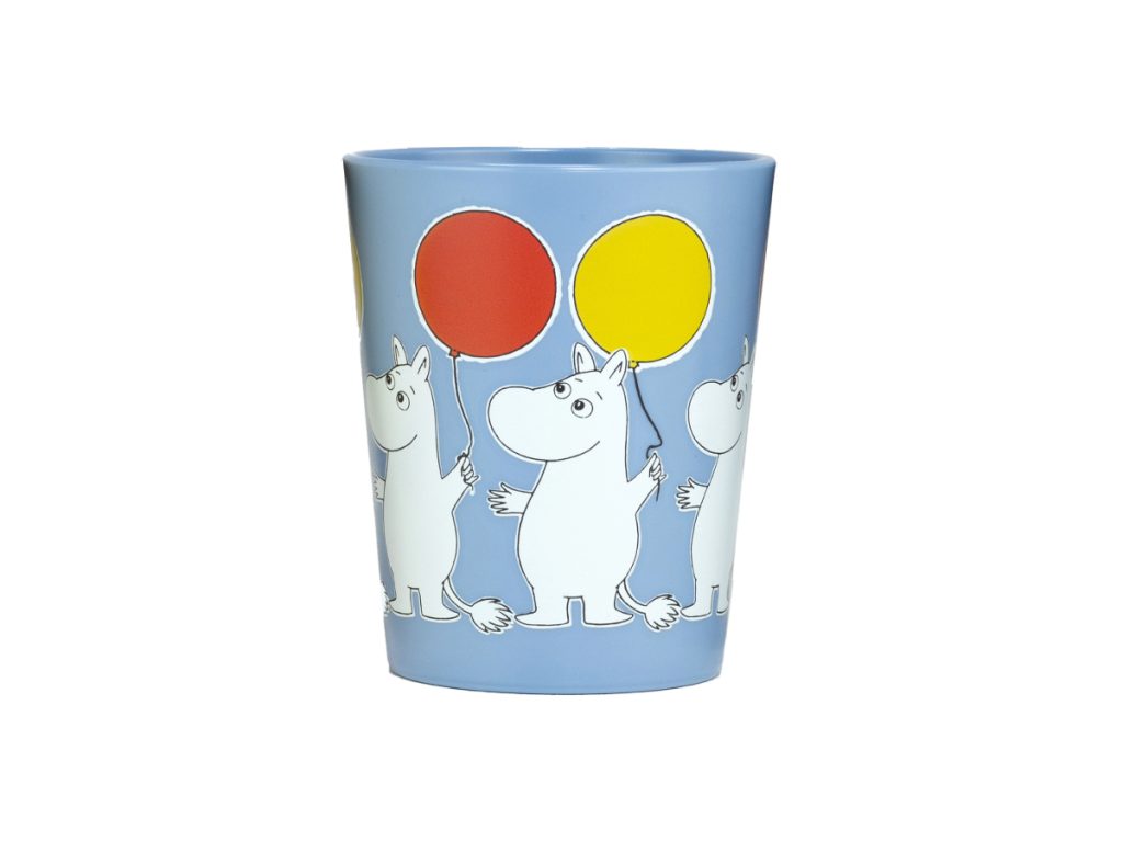 Rätt Start - Moomin Glas Ballon Blátt