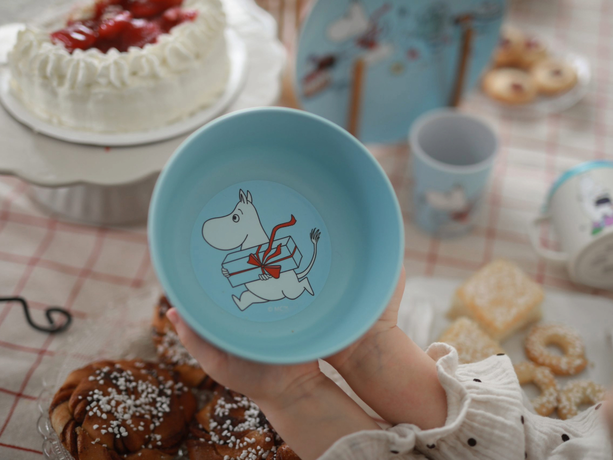 Rätt Start - Moomin Skál Picnic Ljósblá - Image 2