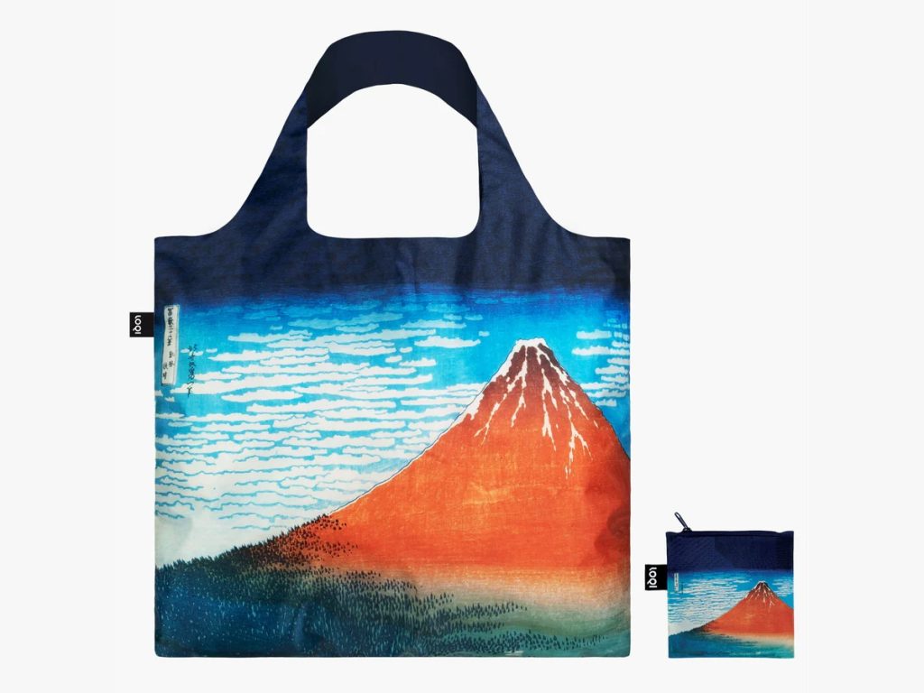 Loqi - Fjölnota Poki Katsushika Hokusai Red Fuji