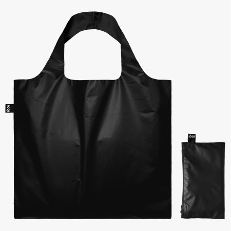 Loqi - Fjölnota Poki Metallic Black
