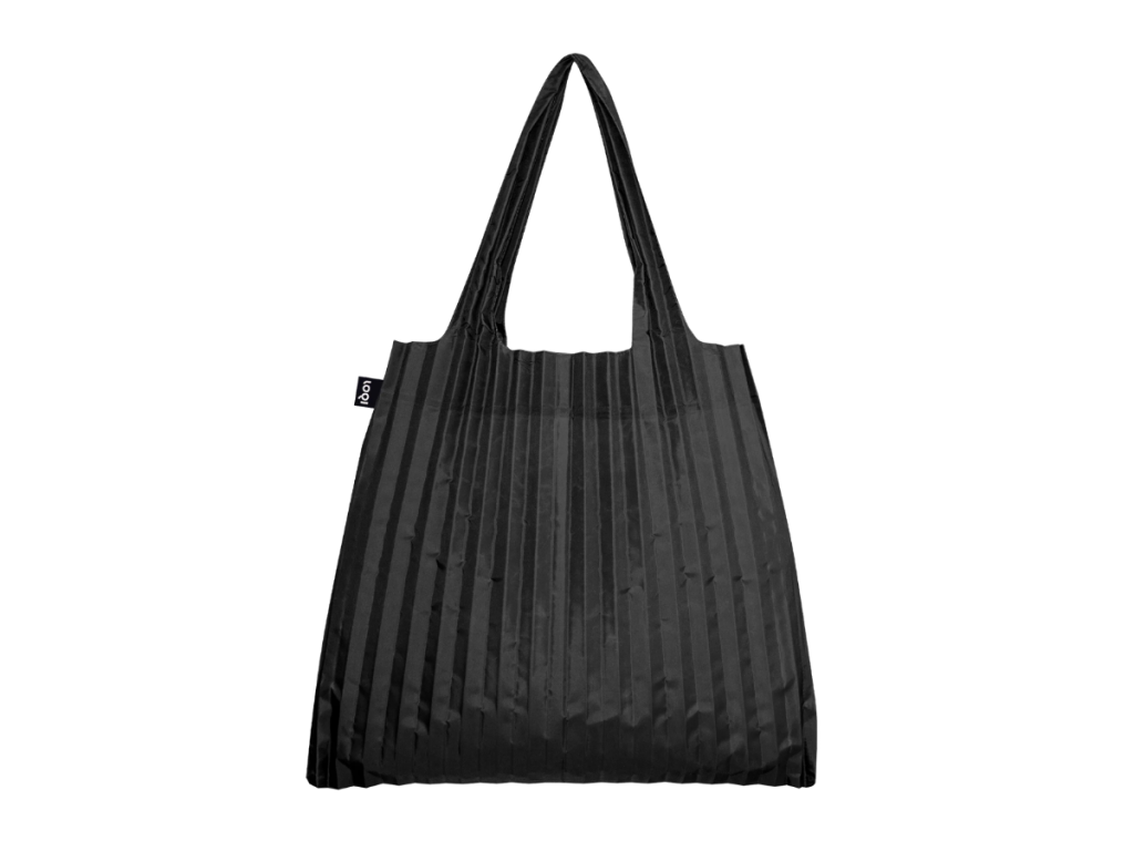 LOQI - Fjölnota Poki Pleated Black
