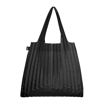 LOQI - Fjölnota Poki Pleated Black
