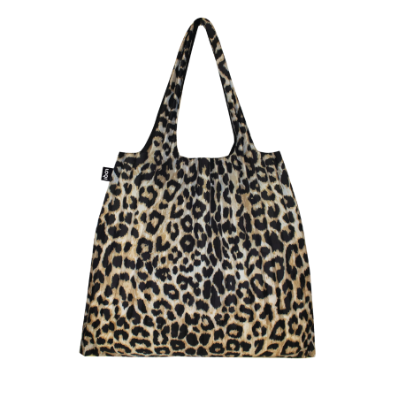 LOQI - Fjölnota Poki Pleated Leopard