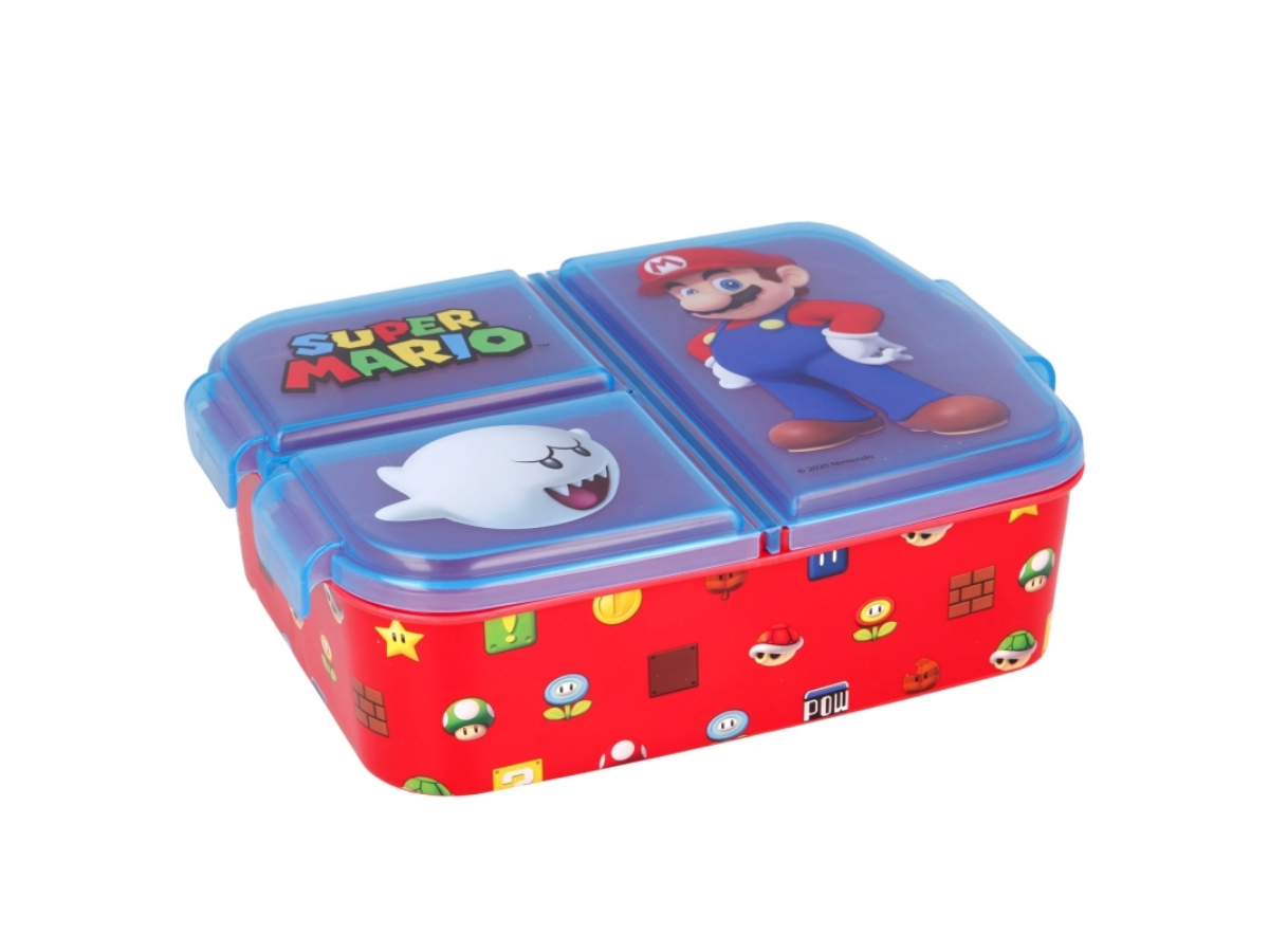 Super Mario - Nestisbox m/3 Hólfum