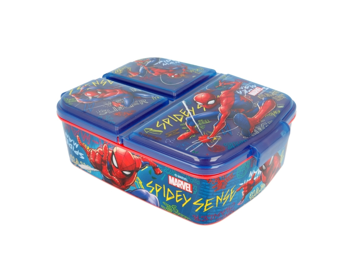 Spiderman - Nestisbox m/3 Hólfum