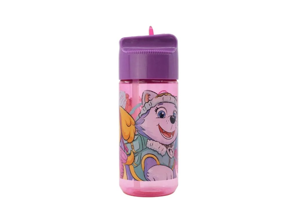 Hvolpasveit - Vatnsbrúsi m/Röri 430ml Pink