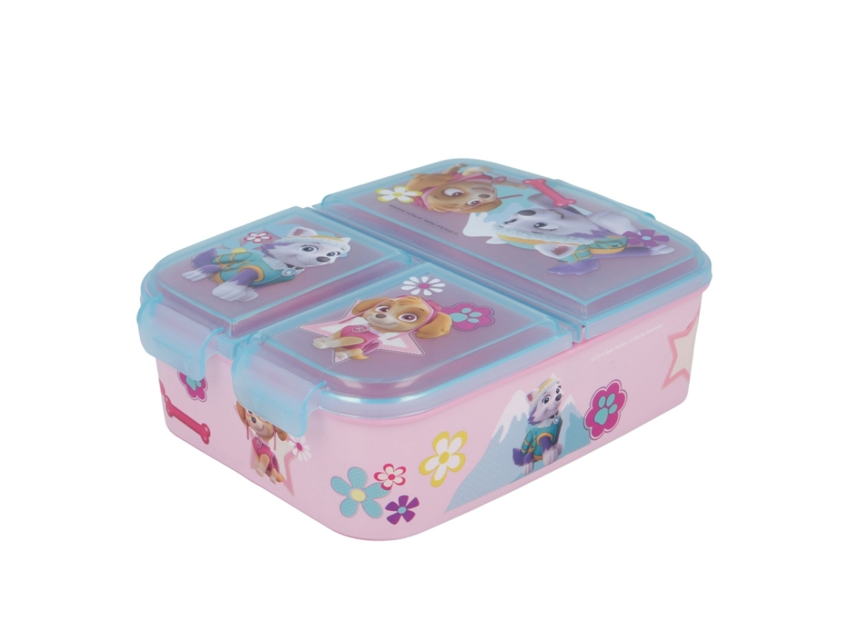 Hvolpasveit - Nestisbox m/3 Hólfum Pink