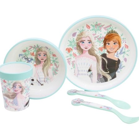 Frozen - Matarsett Non Slip 5stk Blue