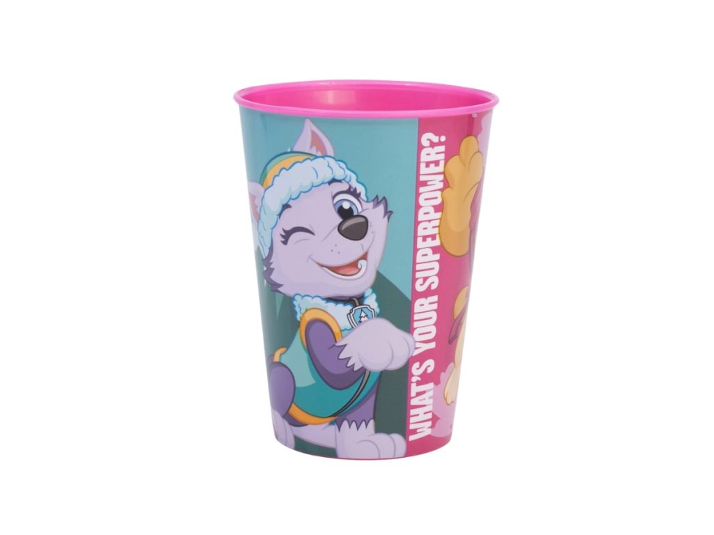 Hvolpasveit - Barnaglas 260ml Pink