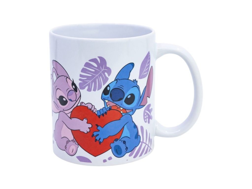 Stitch - Bolli 325ml Keramík Angel + Stitch