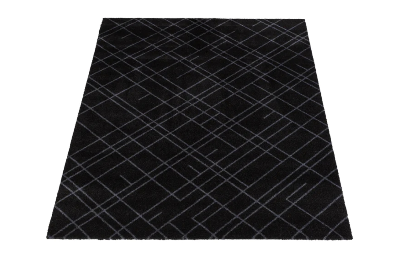 Tica - Dyramotta Lines 130x90cm Black/Grey - Image 2