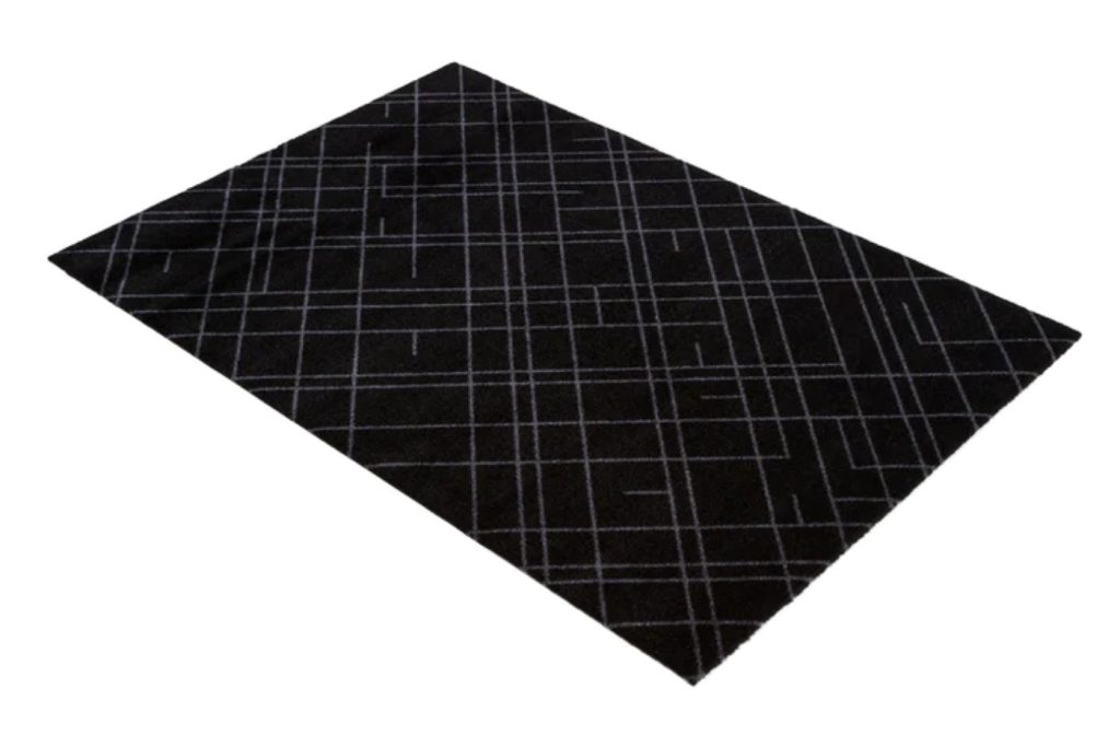 Tica - Dyramotta Lines 130x90cm Black/Grey