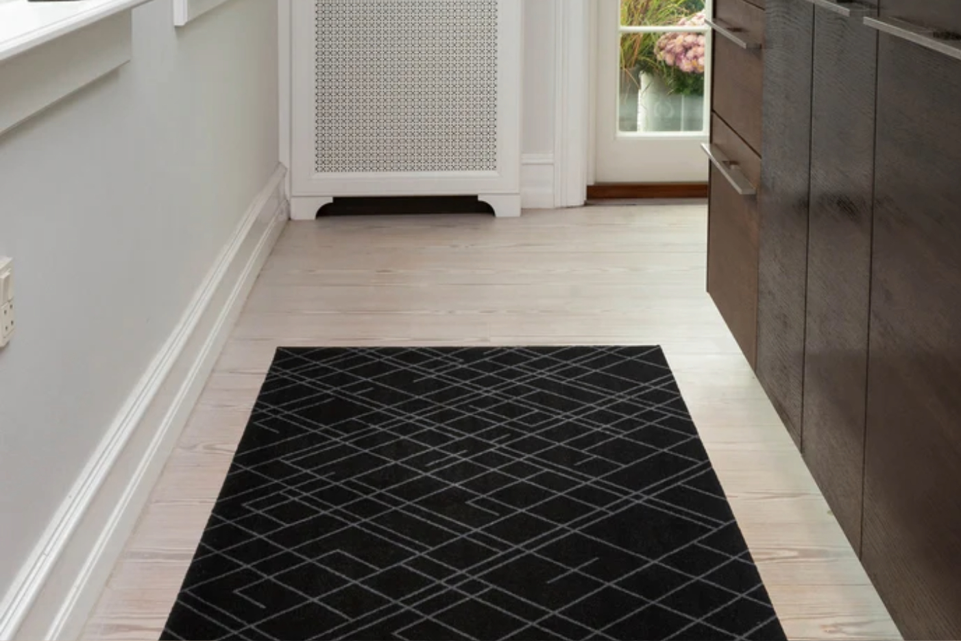 Tica - Dyramotta Lines 130x90cm Black/Grey - Image 6