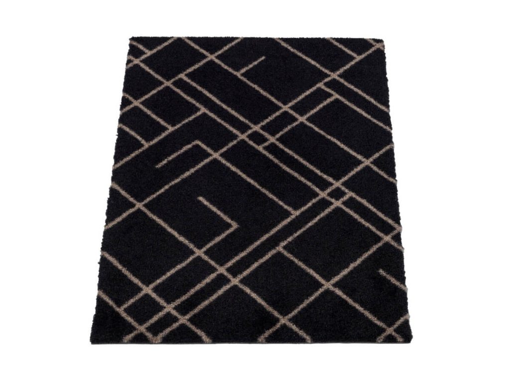 Tica - Dyramotta Lines 130x90cm Sand/Black