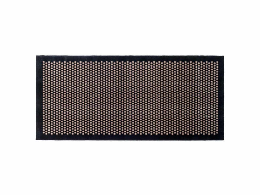 Tica - Dyramotta Dot 200x90cm Black/Sand