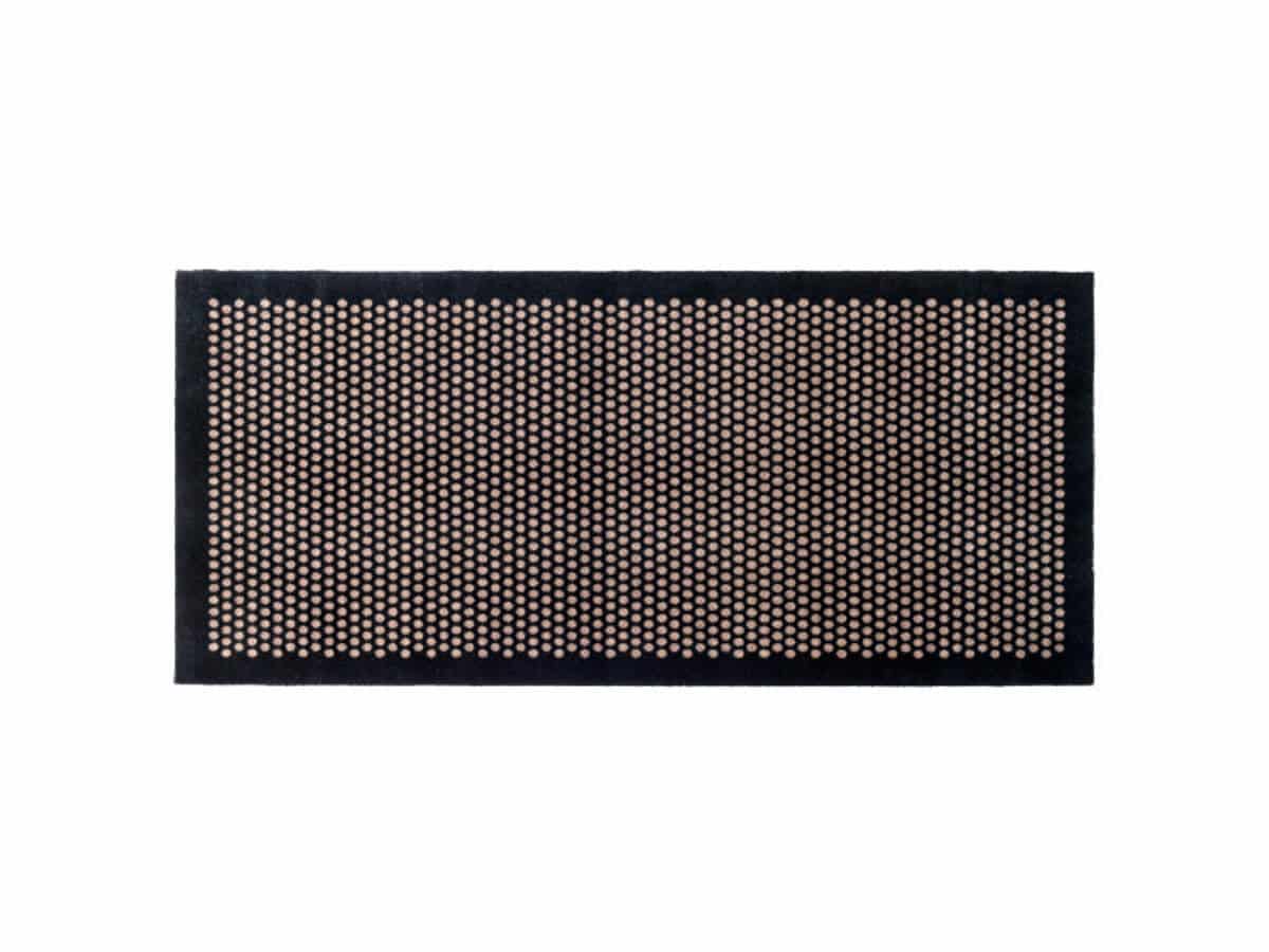 Tica - Dyramotta Dot 200x90cm Black/Sand