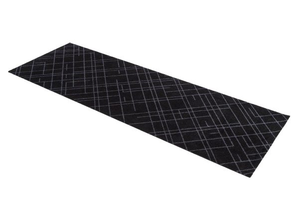 Tica – Dyramotta Lines 200x90cm Black/Grey