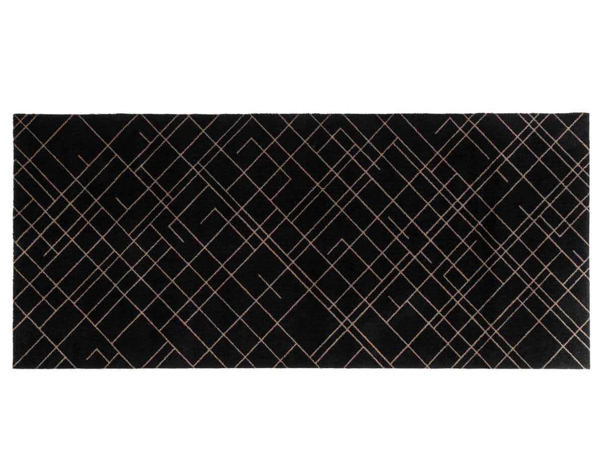 Tica - Dyramotta Lines 200x90cm Black/Sand - Image 2