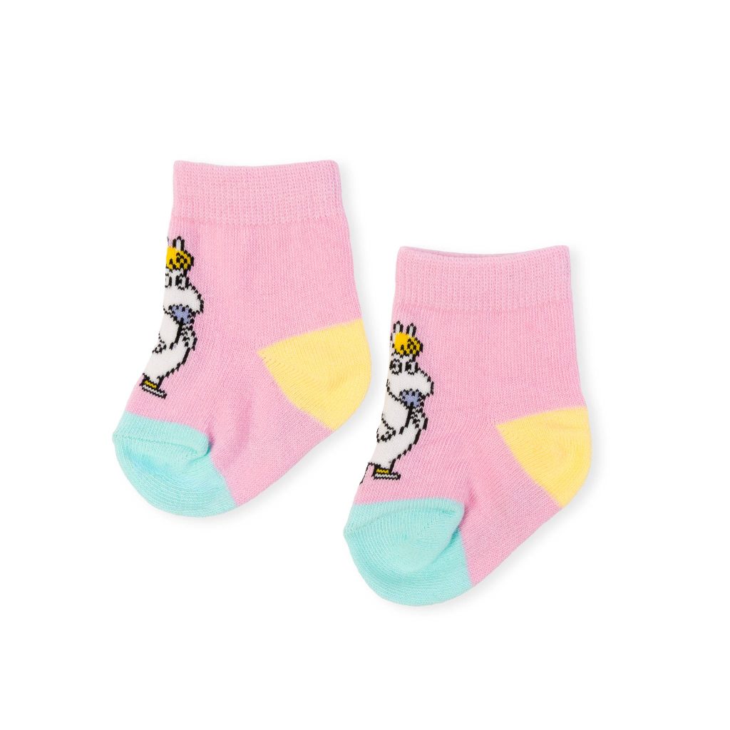 Moomin Ungbarnasokkar 2pack Snorkstelpa Pink